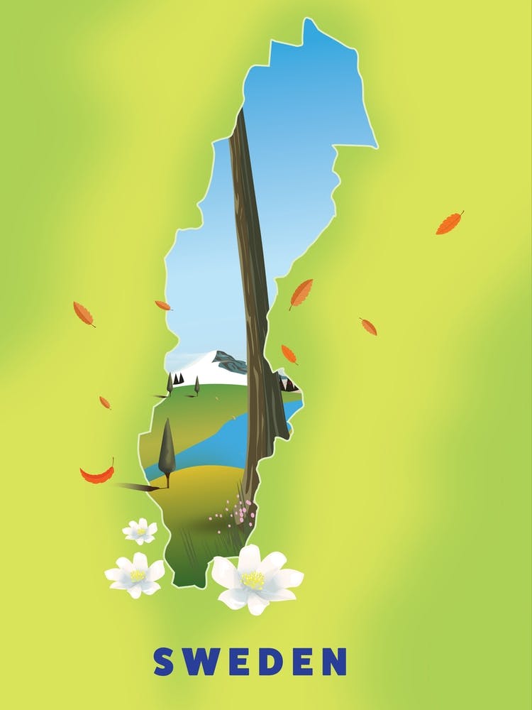 Sweden Travel map