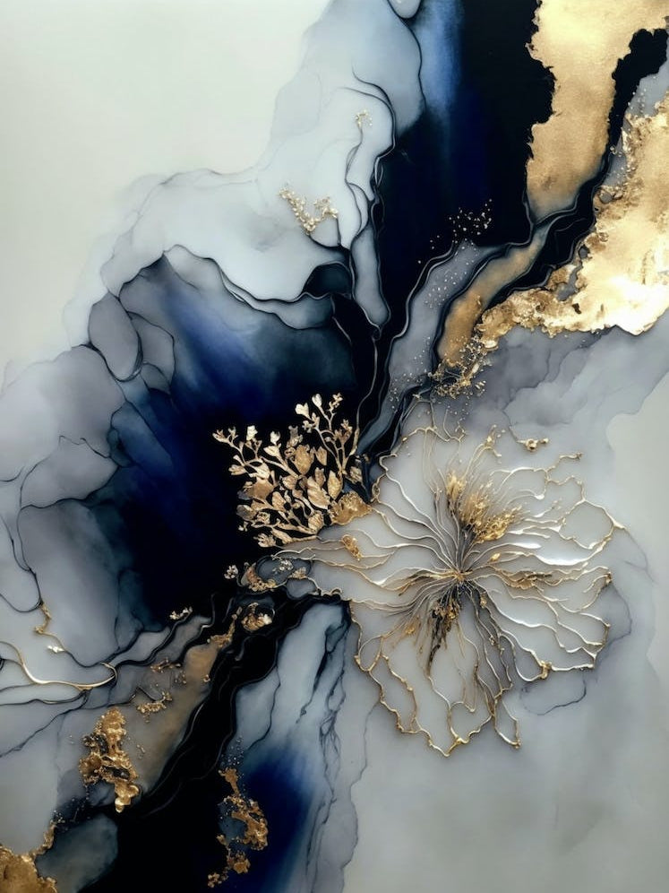 Elegant Marble Abstract Painting 2