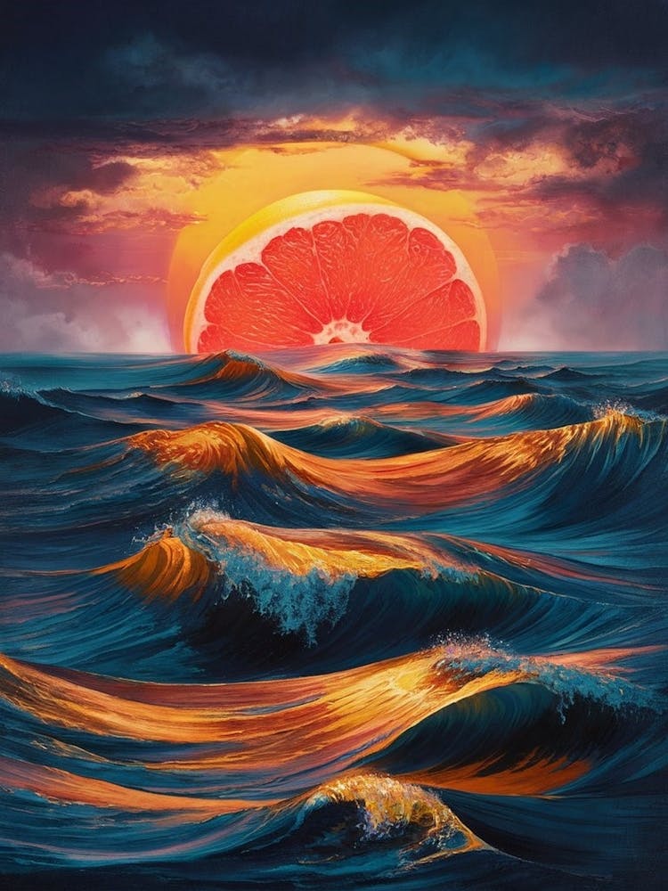 Sunset Over The Ocean 10