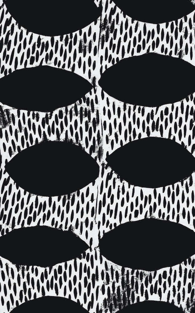 Arches Block Print In Black
