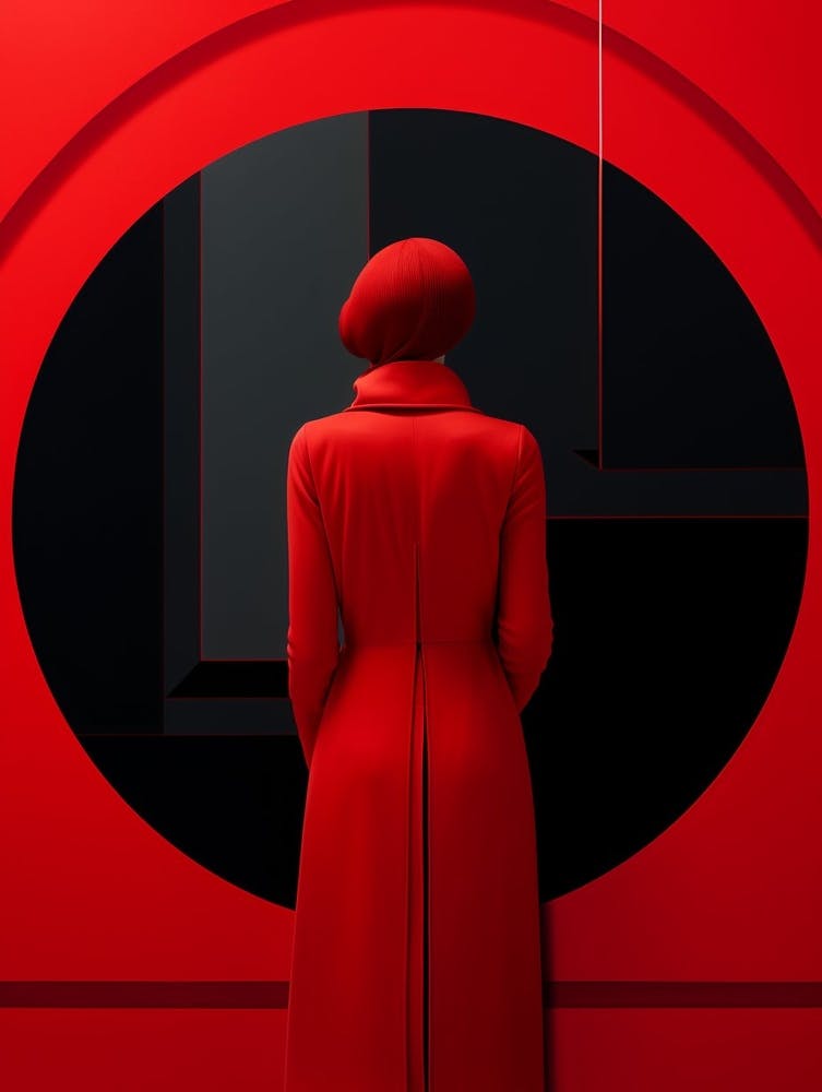 Minimalist Geometry Abstract Illustration 5