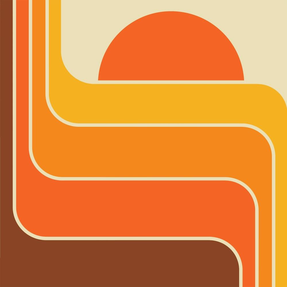 Retro Modernist Sunset