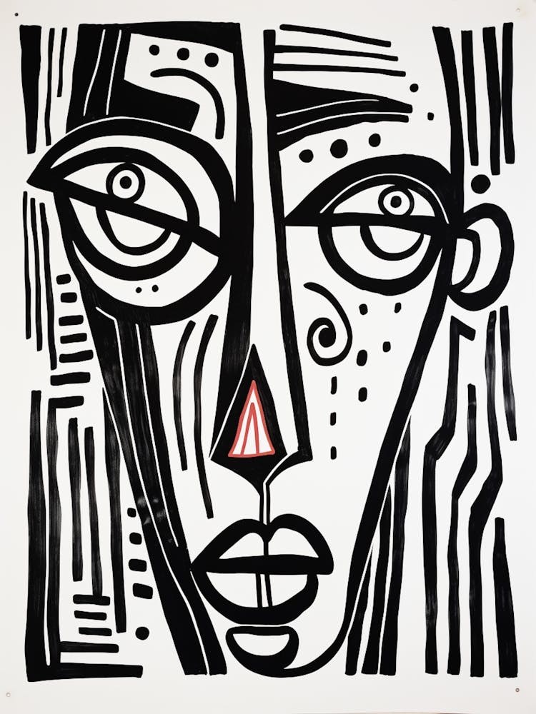 Circle Geometric Face 6