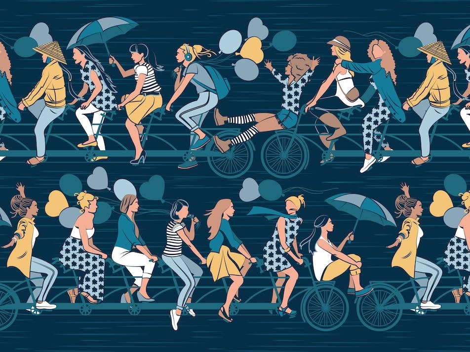 Sisterly riding the world together // sisterhood International Women's Day