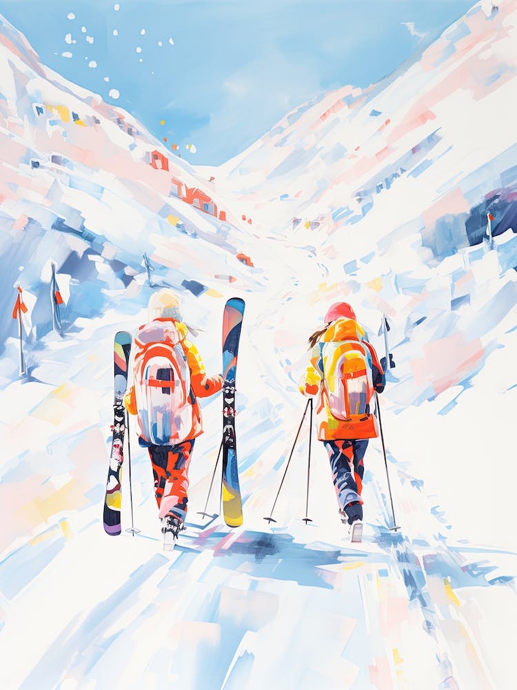 Courchevel France, Illustration de station de ski 2