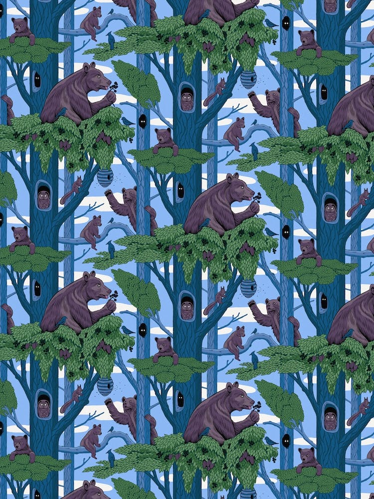 Bear Necessities Blue