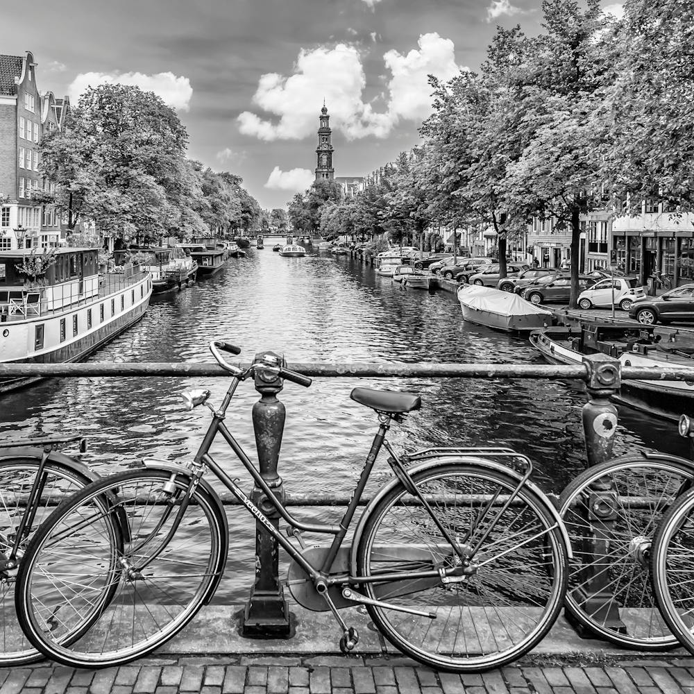 Typical Amsterdam In Monochrome