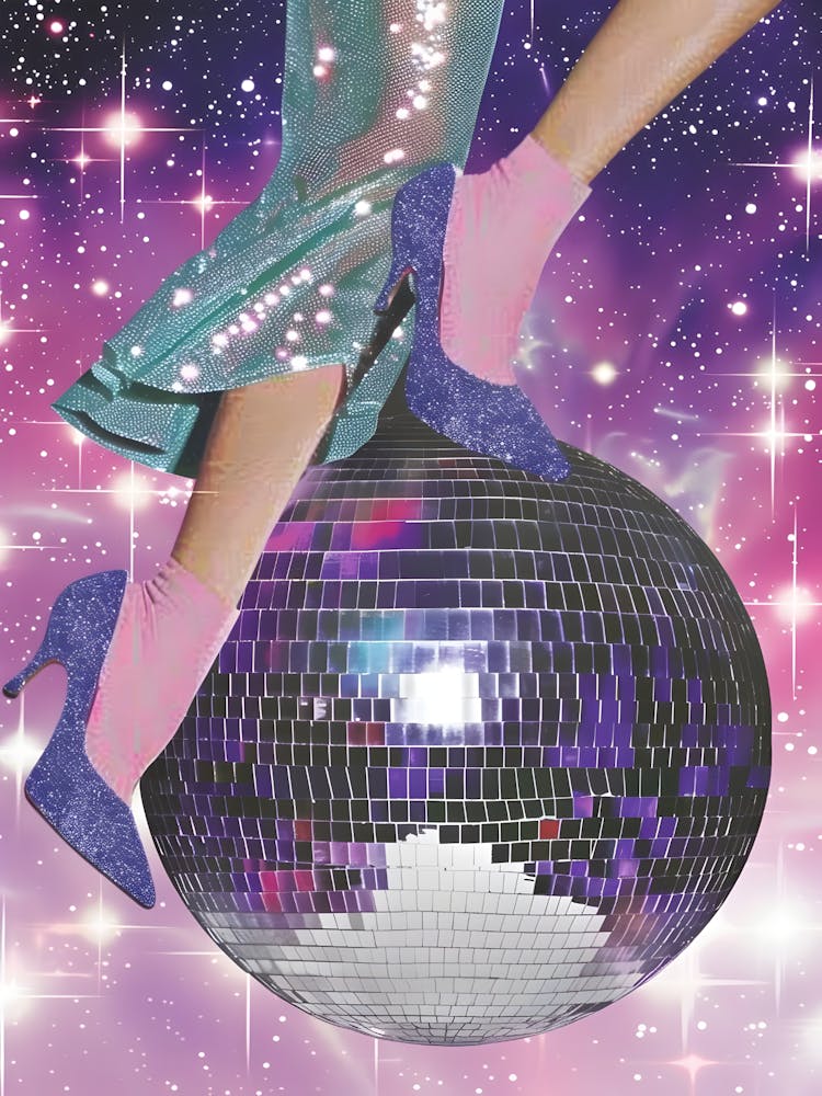 Disco Ball Canvas Print