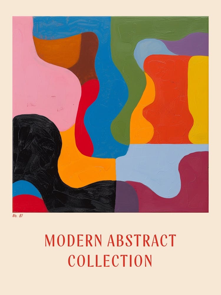 Modern Abstract Collection Poster 81