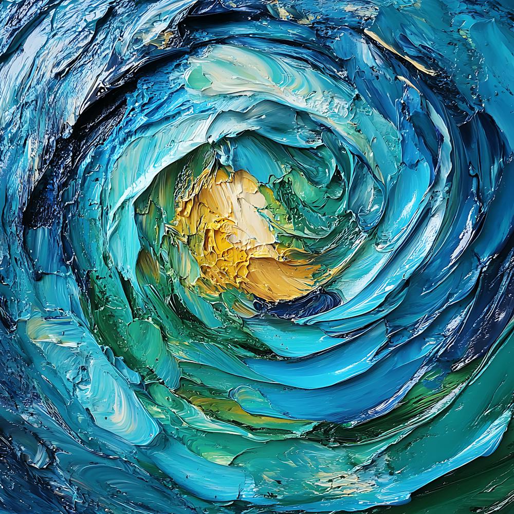 Abstract Earth Day Composition Backdrop