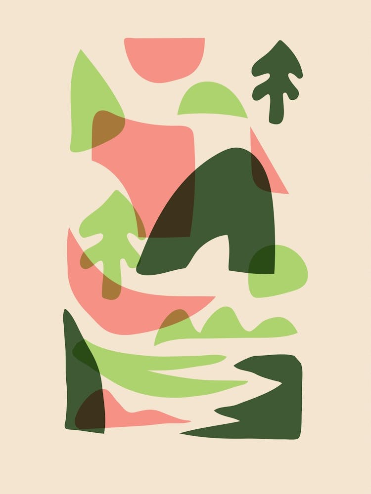 Matisse Forest Abstract Shapes