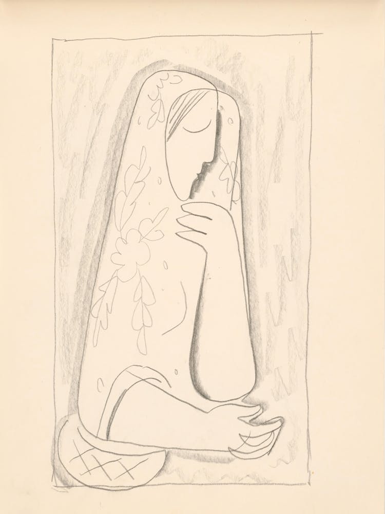 A Woman With A Basket, Mikuláš Galanda