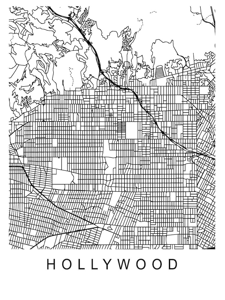 Hollywood Map