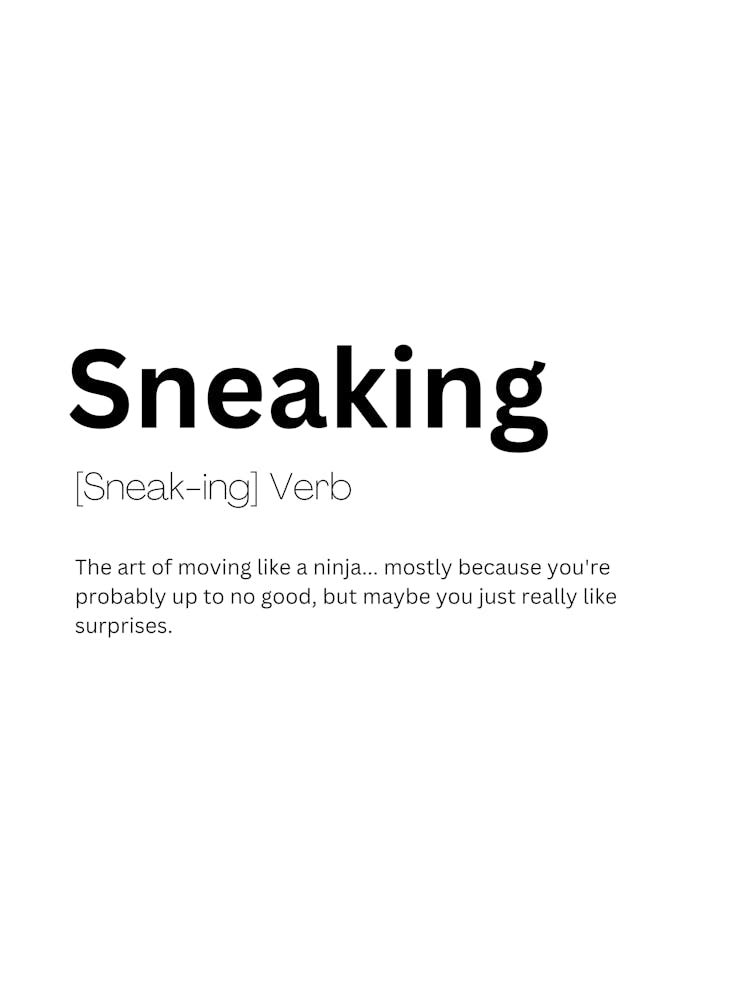 Sneaking Definition Meaning