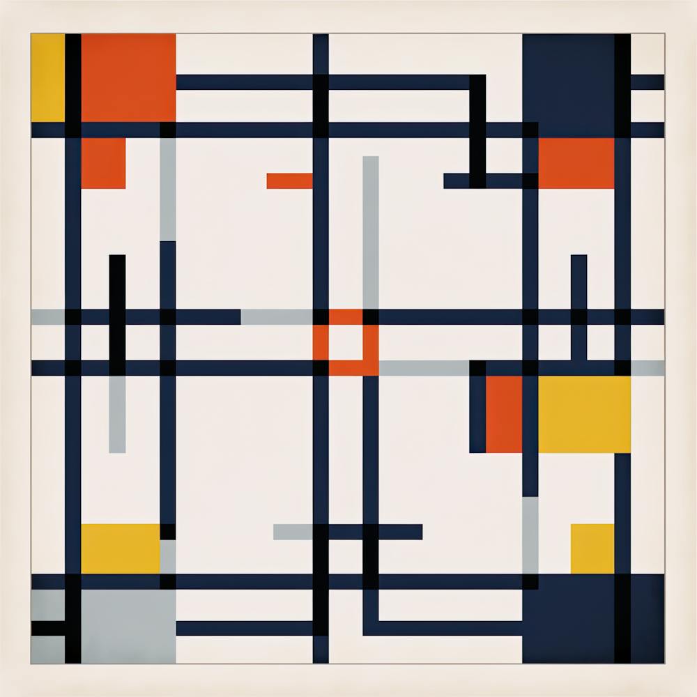 Lines and Squares, Geometric art
