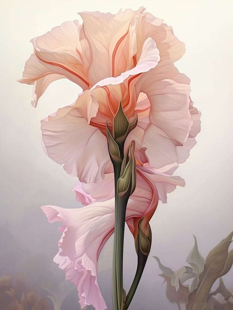 Floral Illustration Gladiolus 1