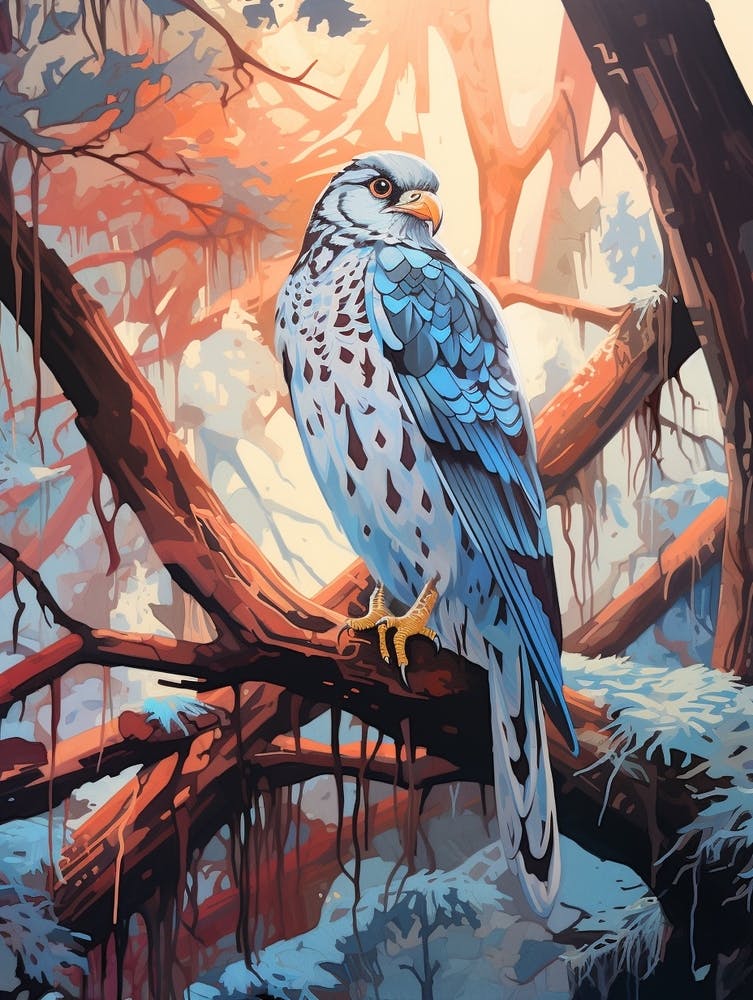 Winter Falcon 1 Illustration