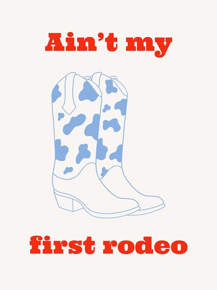 First Rodeo Blue & Red