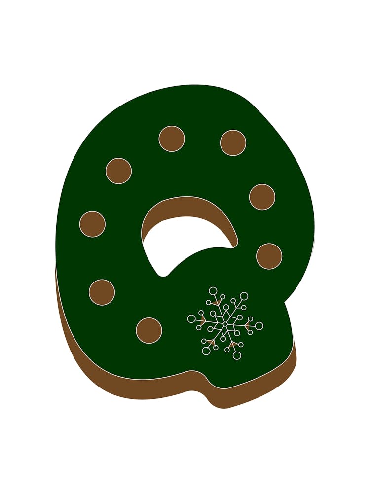 Gingerbread Decorative Letters Living Room Holiday Display 17