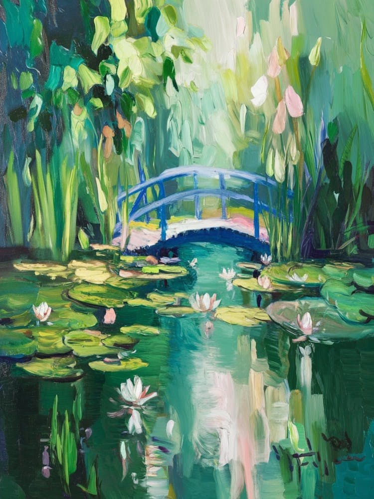 Water Lily Bridge Monet