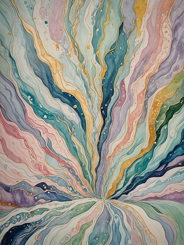 Rainbow Pastel Burst 1