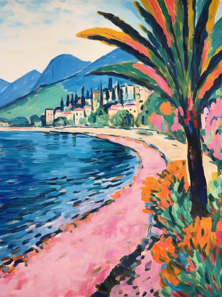 Lake Como Italy 8 Fauvist Painting