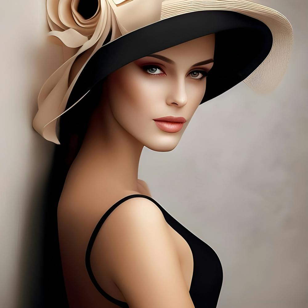Beautiful Woman In A Hat