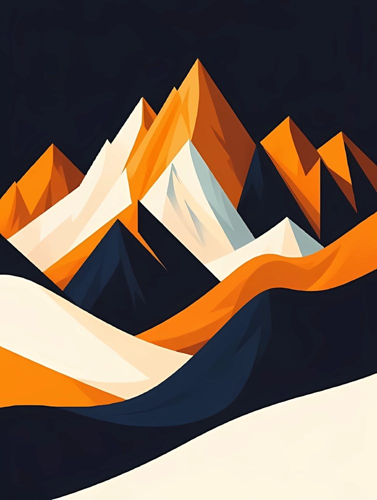 Abstract Mountains 4