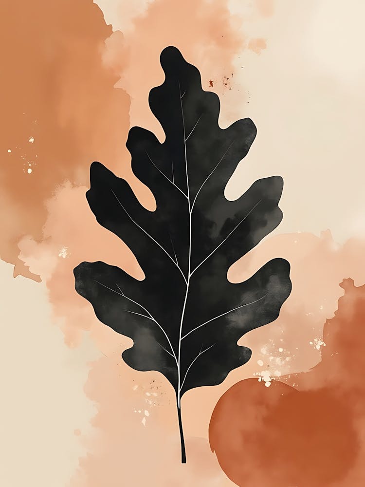 Faint Garden Silhouettes on Calm Canvas