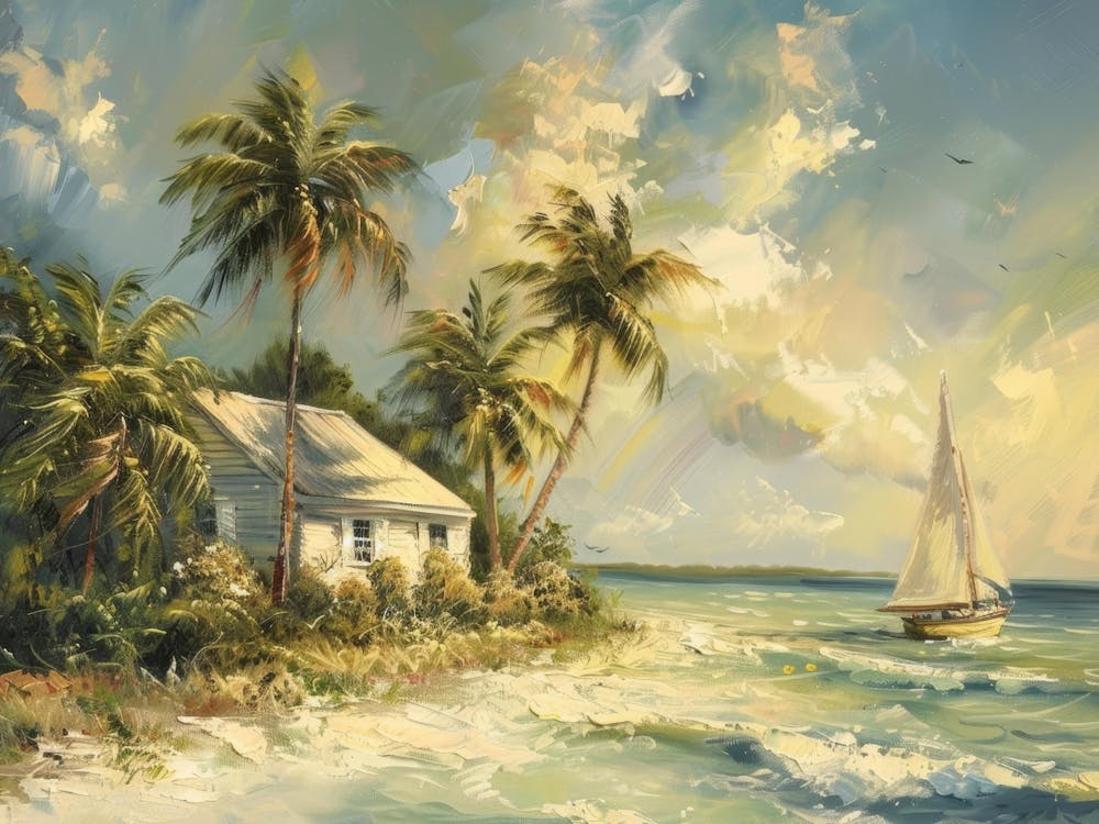 Sailboat On The Beach 9