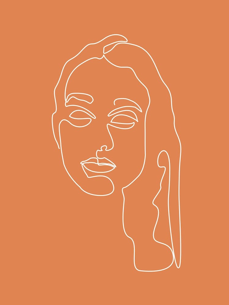 Resilient Minimal Line Portrait