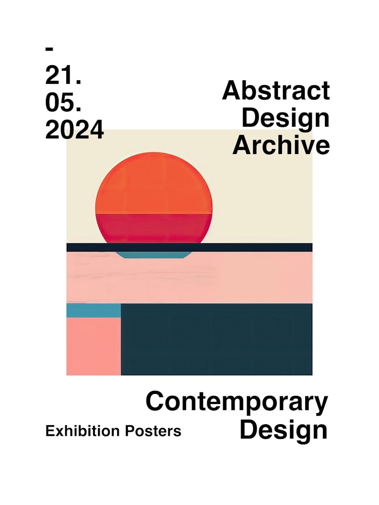 Abstract Design Archive Poster 03