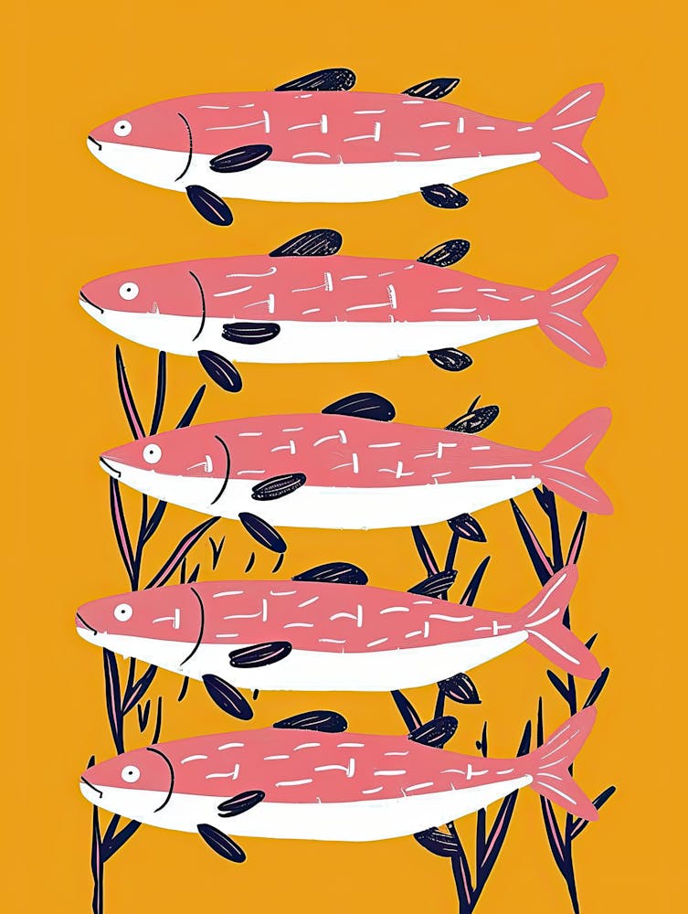 Tuna Dreams Fish Poster