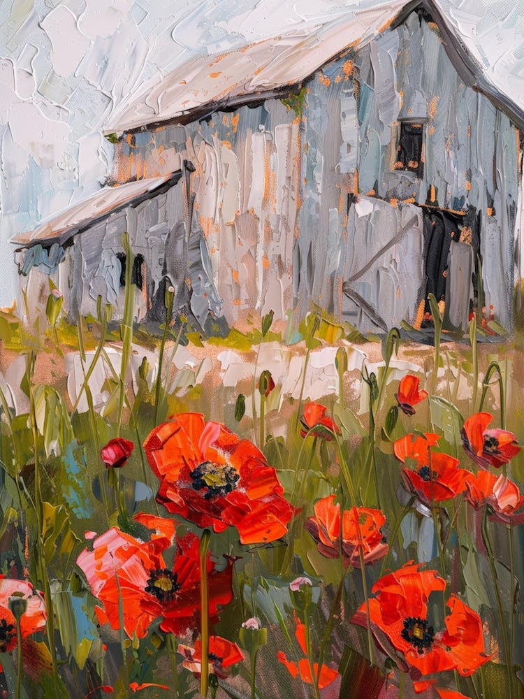 Poppies In The Barn 4