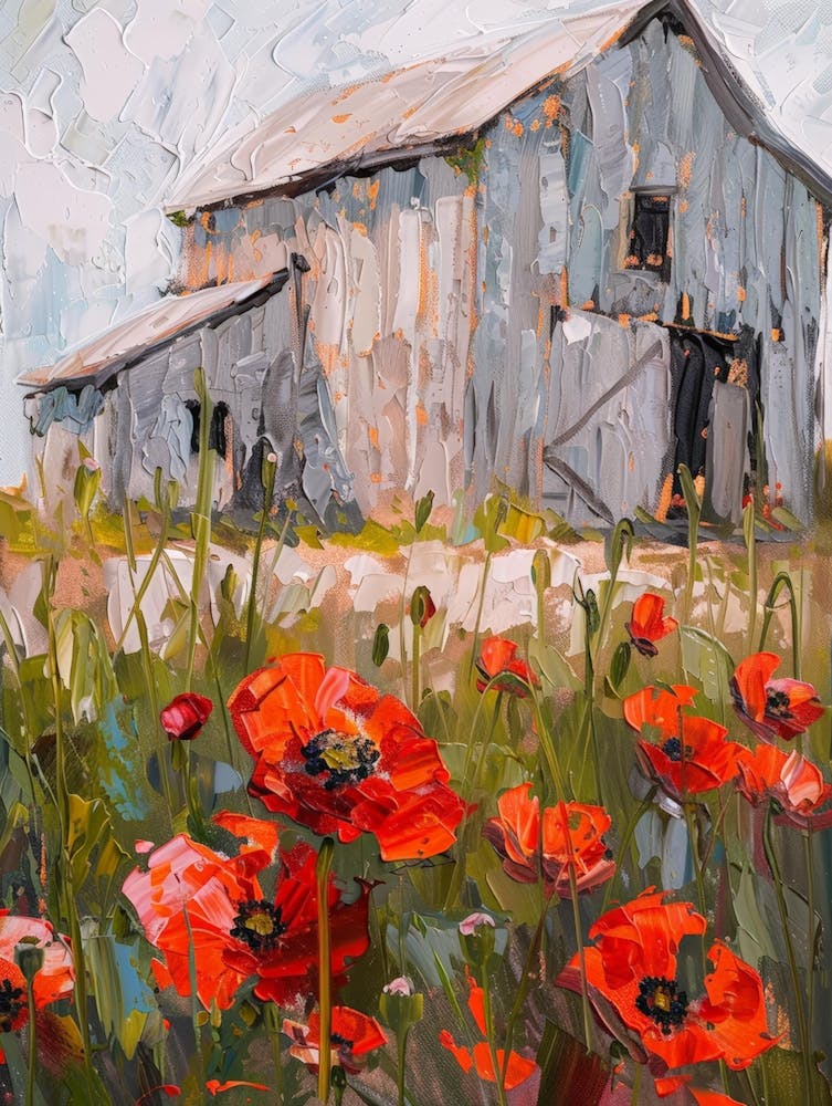 Poppies In The Barn 4
