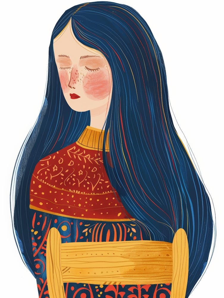 Girl With Blue Hair 13