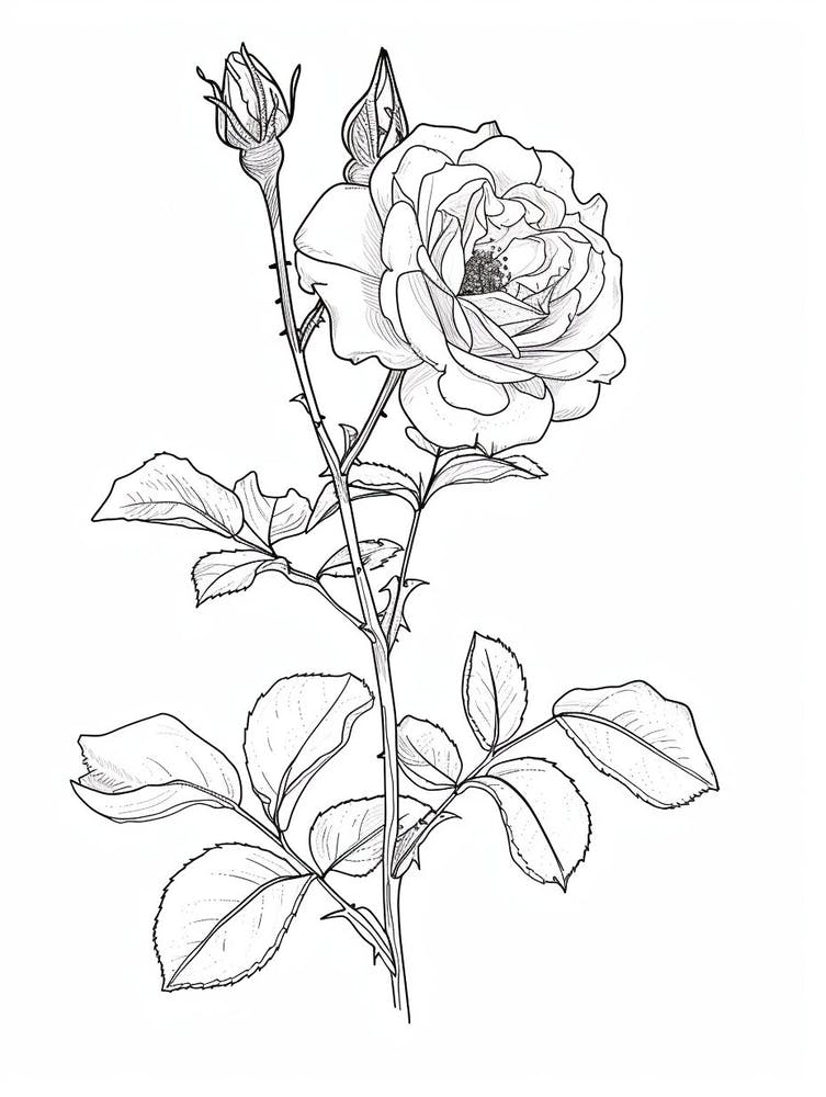 Roses Sketch 27