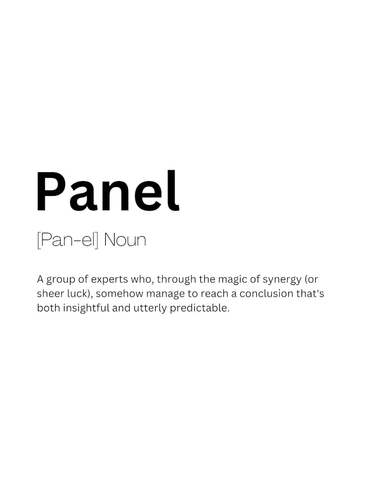 Panel Definition Meaning