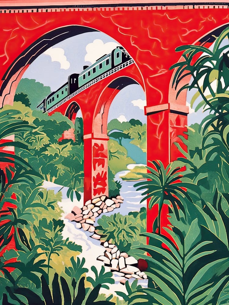 El Ferdan Railway Bridge Egypt Colourful 1