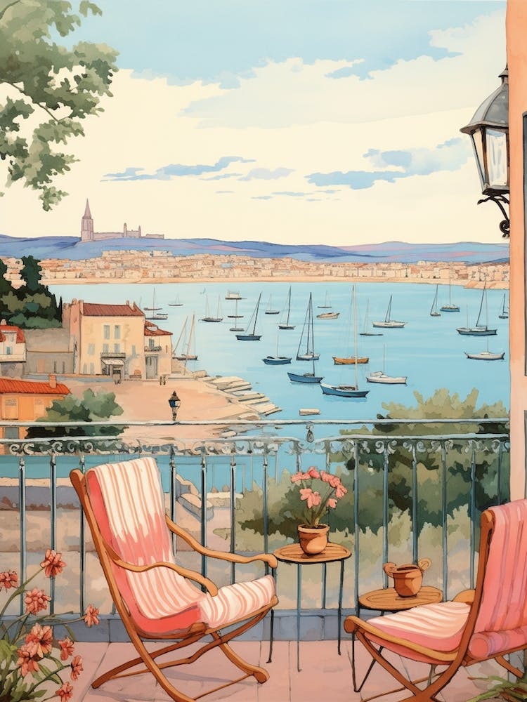 Cannes France 5 Illustration