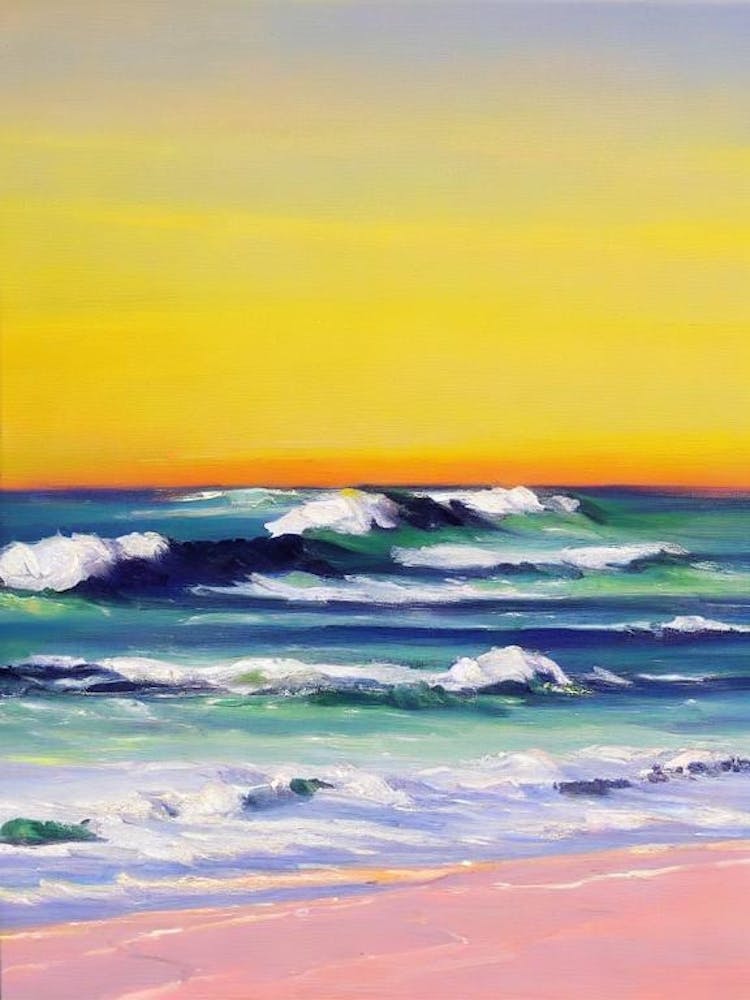 Apollo Bay Beach, Australia Bright Abstract