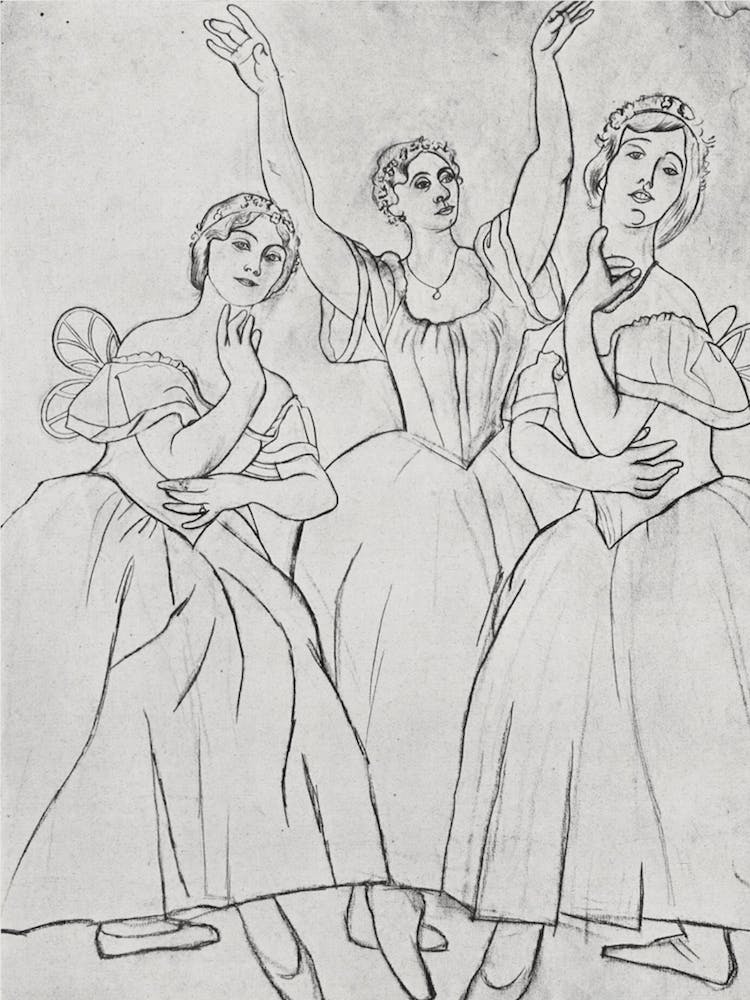 Three Dancers, Pablo Picasso