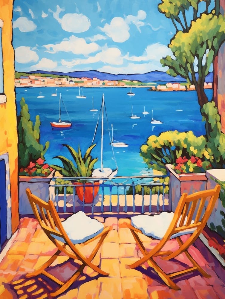 Saint Tropez France 3 Fauvist Painting