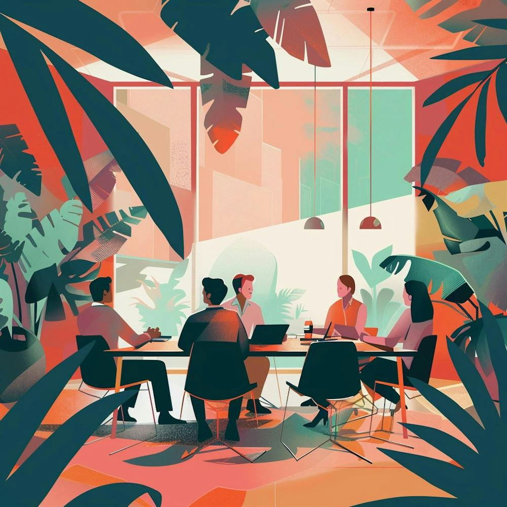 Meeting In The Office