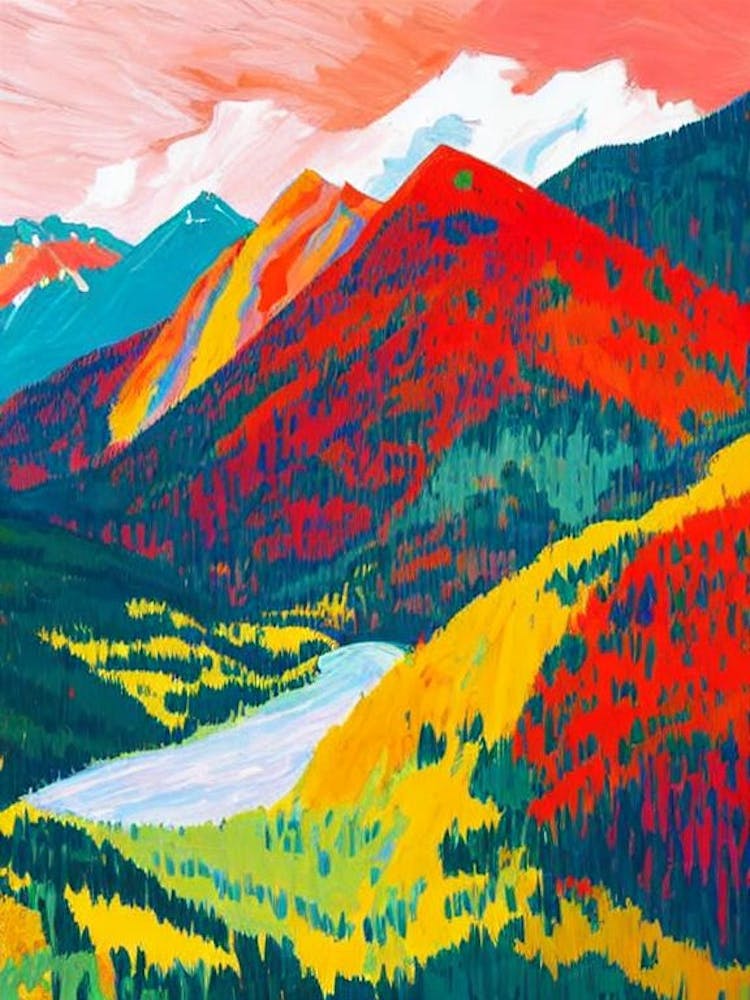 Vanoise National Park 1 France Abstract Colourful