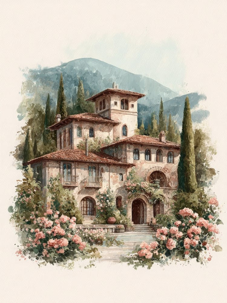 Aihrgdesign Isolated Watercolor Painting Of Italian Renaissan 292f2bc9 7868 4330 8ee9 078694b92834 2