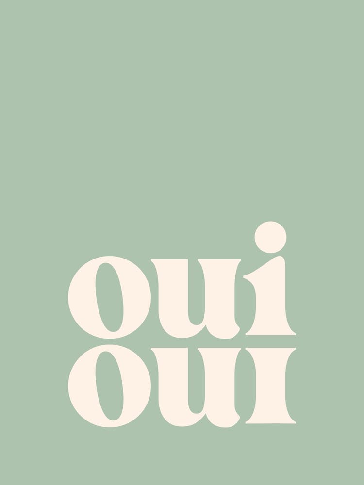 Oui Oui - Green Bathroom