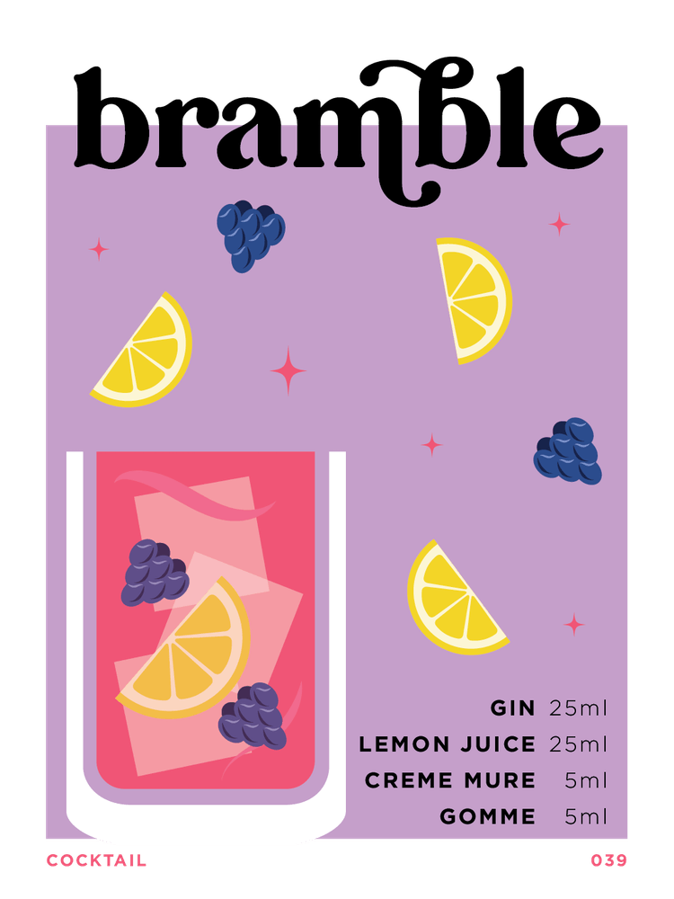 Bramble in Purple Cocktail Recipe