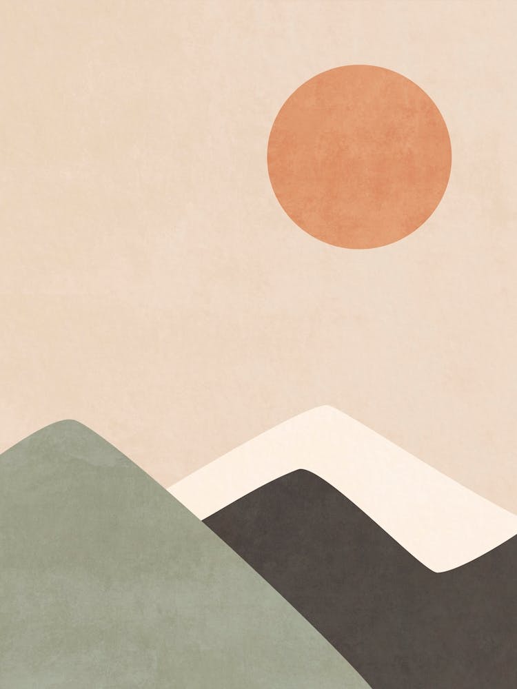 Abstract Mountain Landscape 2
