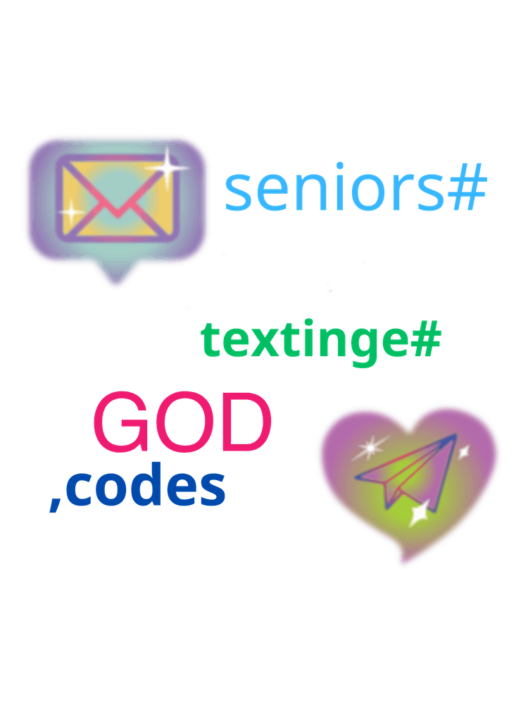 Seniors Texting God Codes
